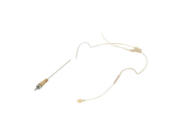 W AUDIO Hodebøylemikrofon, Small Minijack, Omni, Beige