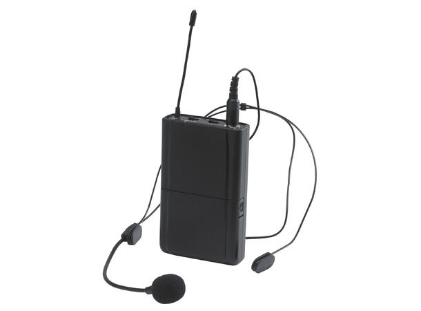 AUDIOPHONY CR-12A-HEADset-F5, 514-542MHz Beltesender & hodebøyle for CR12A-COMBO