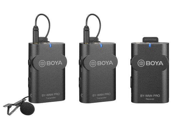 BOYA BY-WM4 PRO-K1 trådløst mikr.syst 1 kanal. 2.4GHz