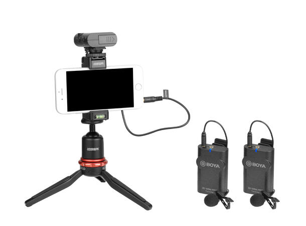 BOYA BY-WM4 PRO-K1 trådløst mikr.syst 1 kanal. 2.4GHz