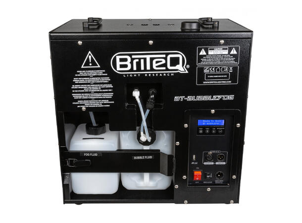 BRITEQ BT-BUBBLEFOG Røykmaskin 11 x 8W RGBA LED, Røyk/boble maskin