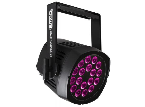 BRITEQ COLORAY 18FCR LED par, IP65 18 x 8W RGBW LED, 20°, RDM, 3-pin XLR