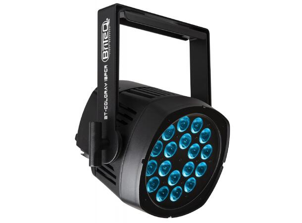 BRITEQ COLORAY 18FCR LED par, IP65 18 x 8W RGBW LED, 20°, RDM, 3-pin XLR