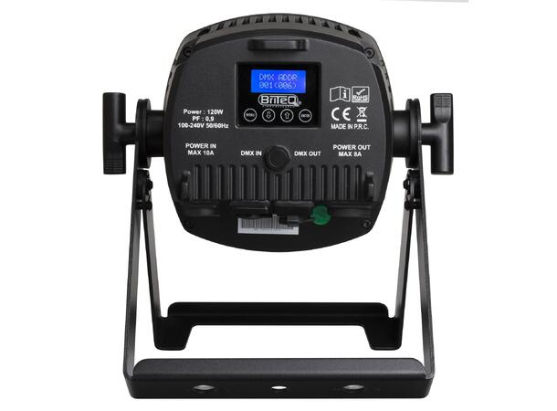 BRITEQ COLORAY 18FCR LED par, IP65 18 x 8W RGBW LED, 20°, RDM, 3-pin XLR