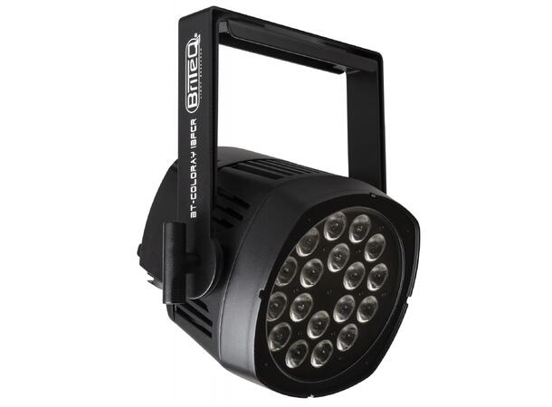 BRITEQ COLORAY 18FCR LED par, IP65 18 x 8W RGBW LED, 20°, RDM, 3-pin XLR