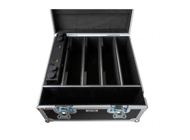 BRITEQ flightcase for 4 x AKKUBAR 500x500x245mm