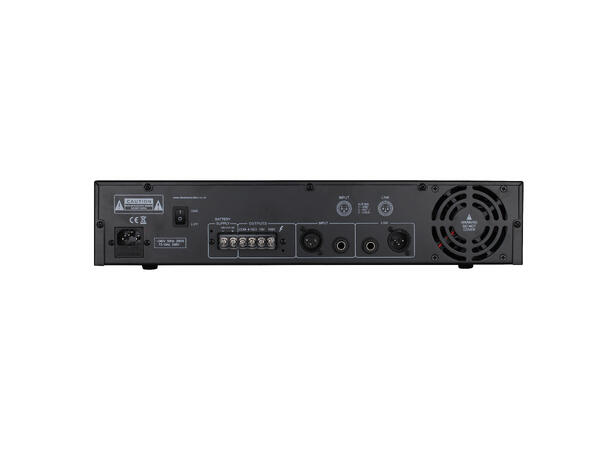 CLEVER ACOUSTICS SL120 Forsterker 120W, 70/100V, 4 - 16Ohm