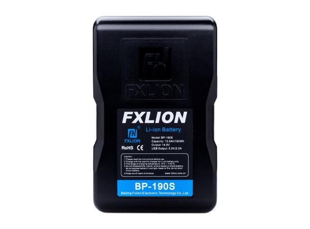 FXLION BP-190S High Power V-lock batteri 14.8V, 190Wh. D-tap, USB