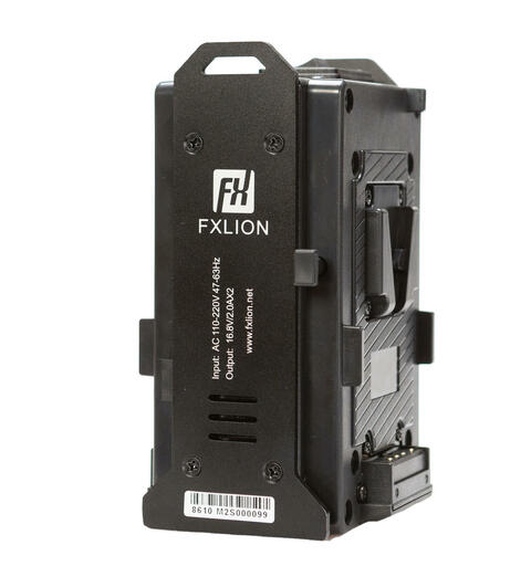 FXLION FX-M2S Mini dual V-lock lader Lader for 2 stk. V-lock batterier