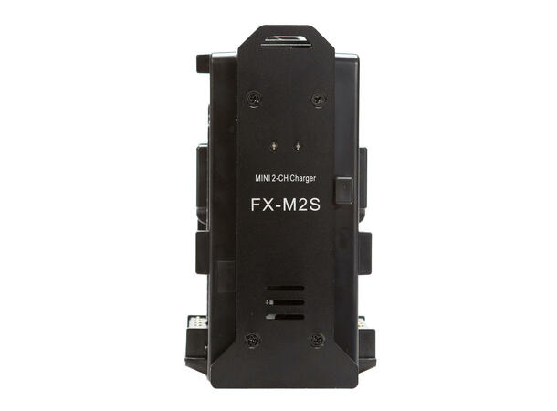 FXLION FX-M2S Mini dual V-lock lader Lader for 2 stk. V-lock batterier