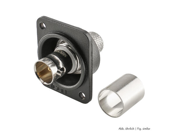 HICON BNC1.6/7.3FDH 3G-SDI 75 Ohm. For D-panel, M3 gjenger