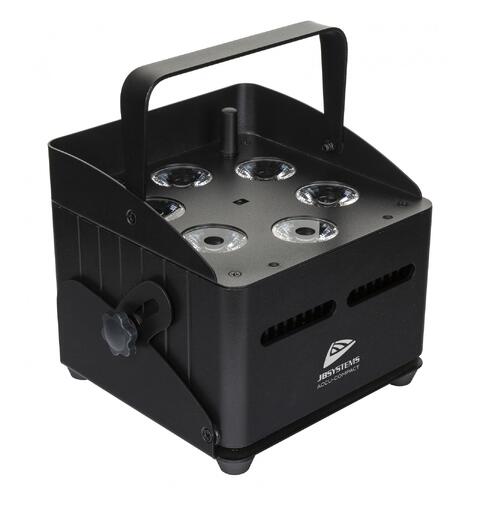 JB SYSTEMS ACCU-Compact 6 x 10W RGBWA LED, trådløs DMX
