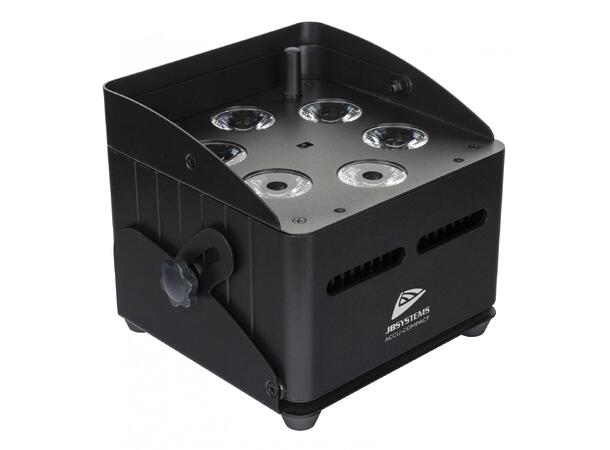 JB SYSTEMS ACCU-Compact 6 x 10W RGBWA LED, trådløs DMX