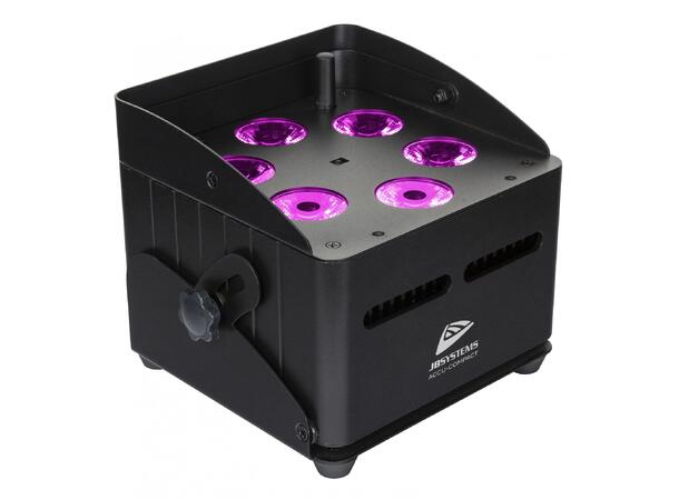 JB SYSTEMS ACCU-Compact 6 x 10W RGBWA LED, trådløs DMX