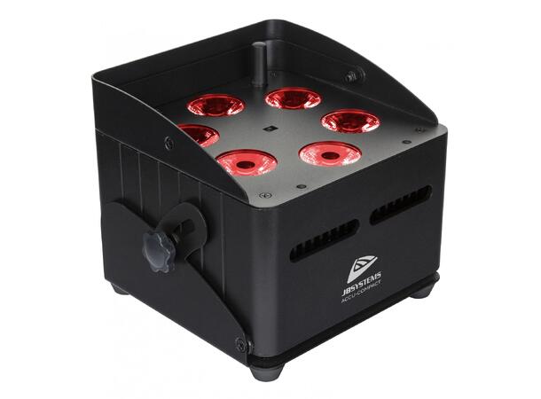 JB SYSTEMS ACCU-Compact 6 x 10W RGBWA LED, trådløs DMX