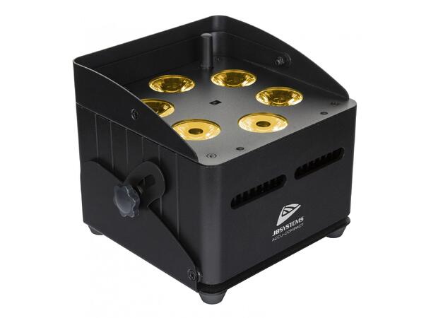 JB SYSTEMS ACCU-Compact 6 x 10W RGBWA LED, trådløs DMX