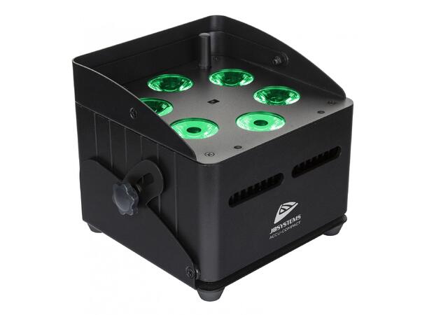 JB SYSTEMS ACCU-Compact 6 x 10W RGBWA LED, trådløs DMX