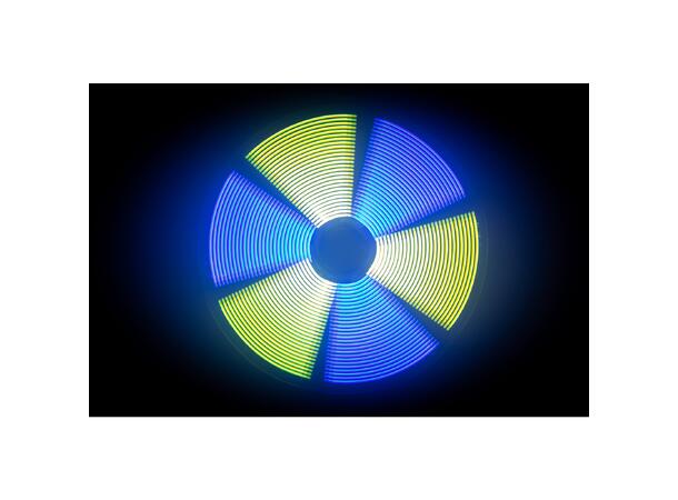 JB SYSTEMS LED FAN RGB LED effekt vifte 6 blader, 486 x RGB LED