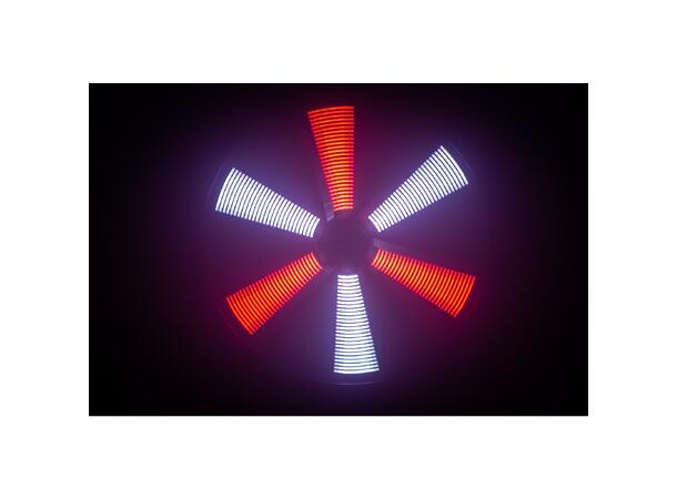 JB SYSTEMS LED FAN RGB LED effekt vifte 6 blader, 486 x RGB LED