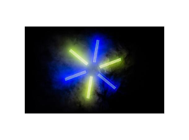 JB SYSTEMS LED FAN RGB LED effekt vifte 6 blader, 486 x RGB LED