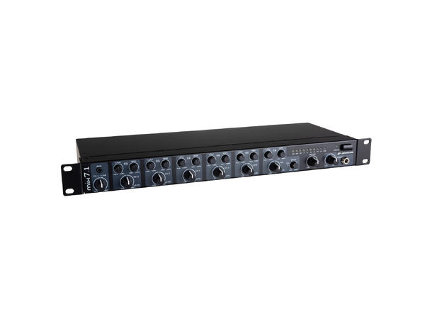 JB SYSTEMS MIX 7.1 Rackmikser 6 x mono, 1 x stereo