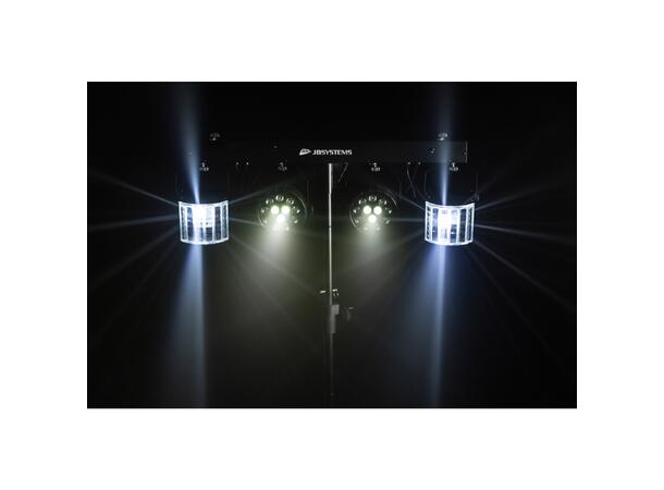 JB SYSTEMS USB PARTYSET Lyspakke 2 x LED par, 2 x Effekter, Stativ og bag