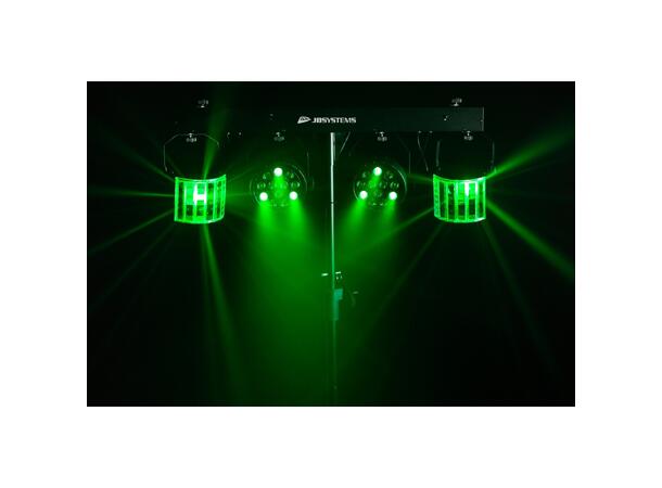 JB SYSTEMS USB PARTYSET Lyspakke 2 x LED par, 2 x Effekter, Stativ og bag