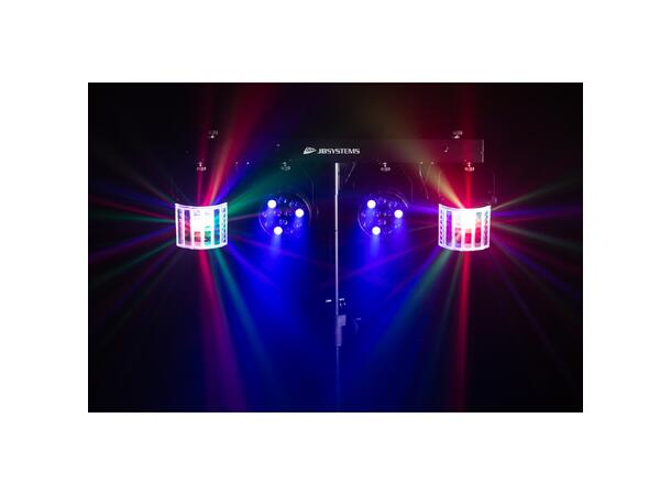JB SYSTEMS USB PARTYSET Lyspakke 2 x LED par, 2 x Effekter, Stativ og bag