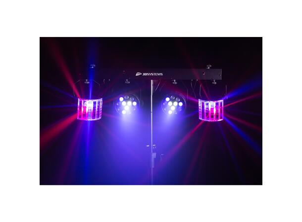 JB SYSTEMS USB PARTYSET Lyspakke 2 x LED par, 2 x Effekter, Stativ og bag