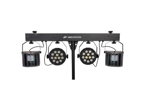 JB SYSTEMS USB PARTYSET Lyspakke 2 x LED par, 2 x Effekter, Stativ og bag