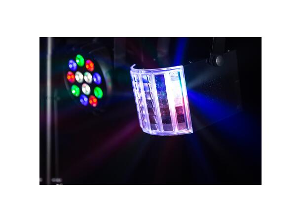 JB SYSTEMS USB PARTYSET Lyspakke 2 x LED par, 2 x Effekter, Stativ og bag