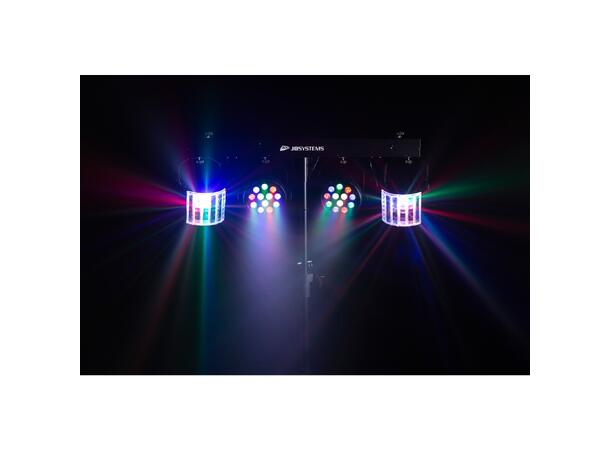 JB SYSTEMS USB PARTYSET Lyspakke 2 x LED par, 2 x Effekter, Stativ og bag