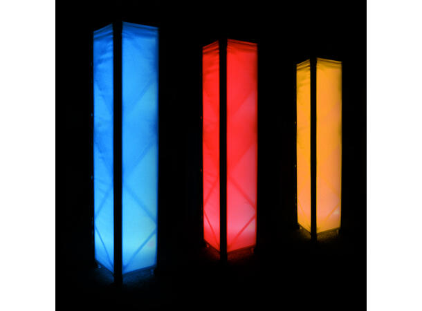 KAGU Trusscover 1 meter 30x30cm, hvit Med borrelås