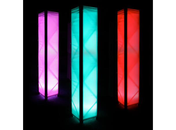 KAGU Trusscover 1 meter 30x30cm, hvit Med borrelås