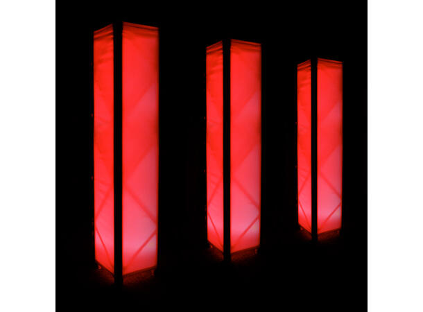 KAGU Trusscover 1 meter 30x30cm, hvit Med borrelås