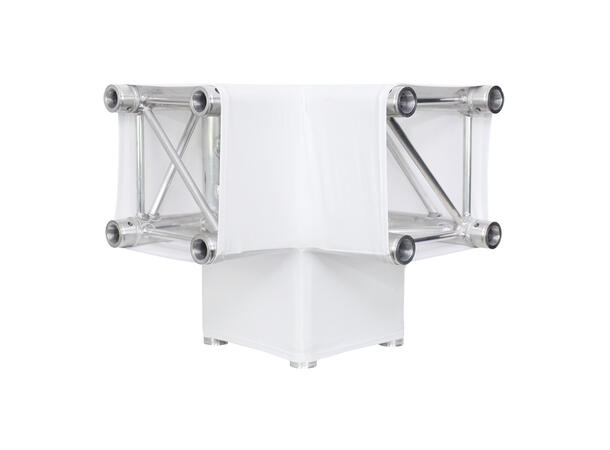 KAGU Trusscover for 3-veis hjørne, hvit Passer 30x30cm truss. Med borrelås