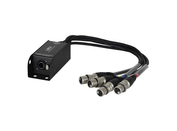 LEDJ DMX adapter Ethercon/4 x XLR hun 3p Neutrik Ethercon
