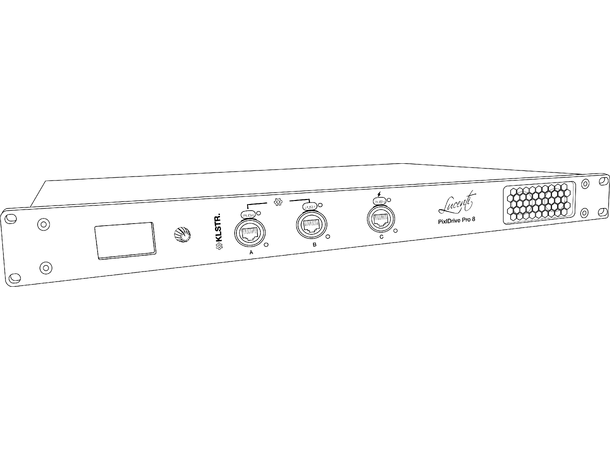 LUCENTI PixlDrive8 Pro Led Driver 8 x 24v/200W, 400 RGBW pixels per port