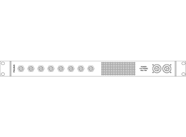 LUCENTI PixlDrive8 Pro Led Driver 8 x 24v/200W, 400 RGBW pixels per port