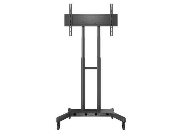 MULTIBRACKETS Gulvtralle basic, VESA 90kg, 800 x 500m, 42 - 50", hylle, Sort