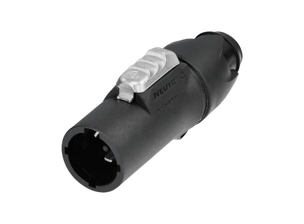 NEUTRIK NAC3MX-W-TOP TRUE1 han Sort, strøm ut