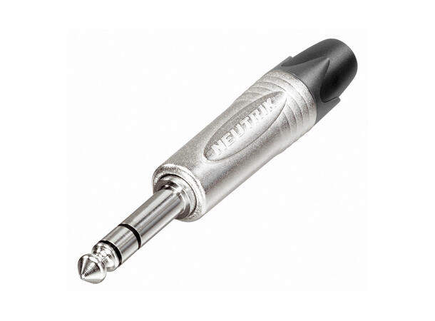 NEUTRIK NP3X 6.3mm TRS Jack for kabel Nikkel