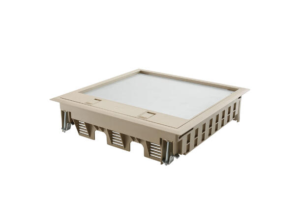 OBO BETTERMANN GES9-3S-GR Gulvbrønn Beige. Passer SYSFLOOR-04/06 m.fl