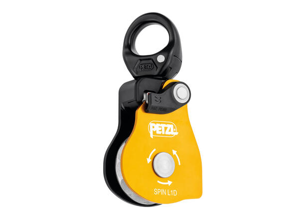 PETZL SPIN L1D Trinse Gul, for 8-13mm tau, med svivel