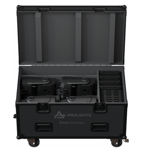 PROLIGHTS Smart BatWash Pack, IP65 Flight, 4 x Smart BatWash