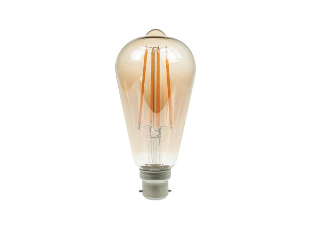 PROLITE LED filament pære, B22 4W, 2100K, Dimbar
