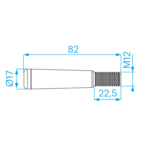 PROLYTE CCS7-704 Spigot M12 Gjenger