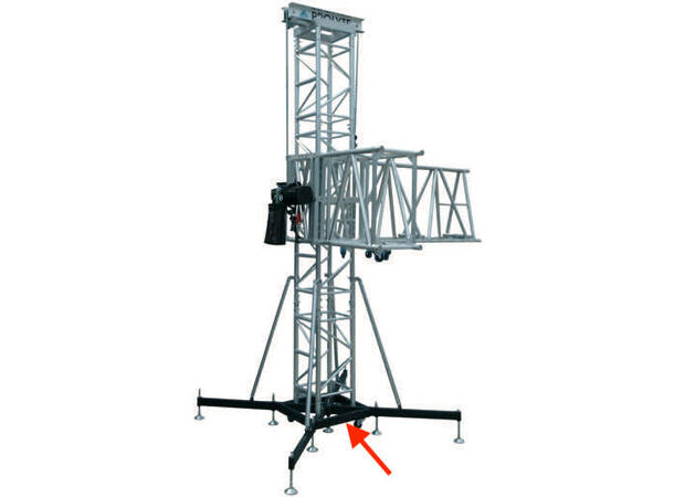 PROLYTE CT-Tårn Tårnbase C52T-004 StålU/KoblingerFor C-Tårn