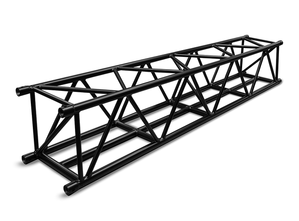 PROLYTE S52SV-L100 Firkanttruss 100cm, Sort, Ø50x4mm, Med Senterrør