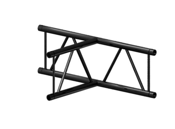 PROLYTE X30L-C017U Stige hjørne 3-Veis T, Sort, Ø51x2mm, Stående